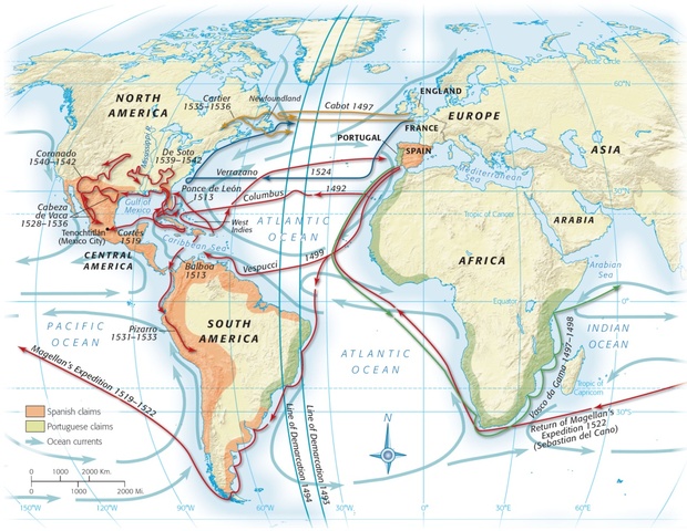 Chapter 1: New World Beginnings timeline | Timetoast timelines